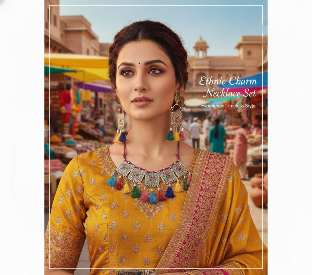 Oxidised Necklace Set